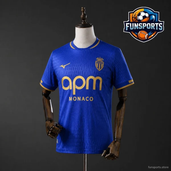 AS Monaco 2025-26 Away Jersey for Weekend Warriors | Training Jersey Replica