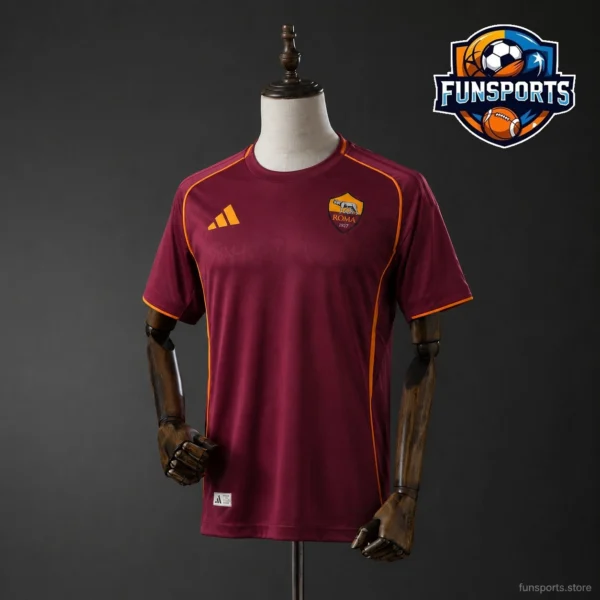 2025-26 AS Roma Home Jersey – 1:1 Replica Football Jersey for True Fans
