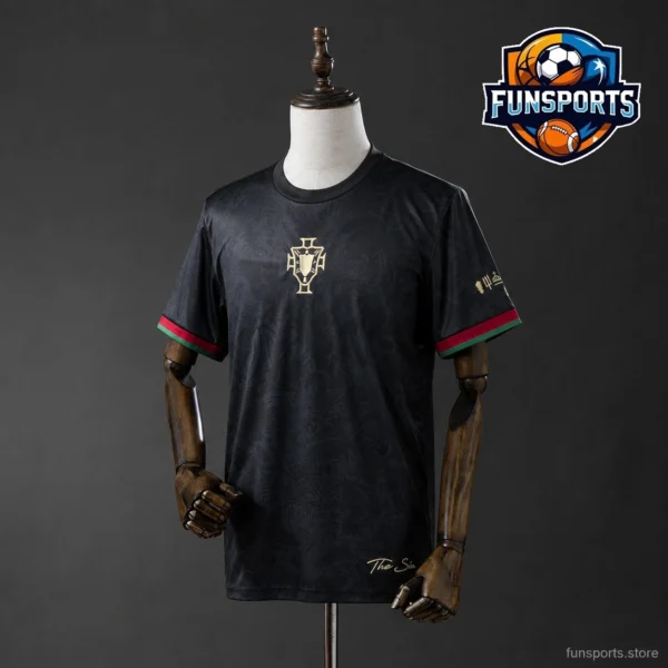 2026 World Cup Portugal Black Kit Fan Version Football Shirt