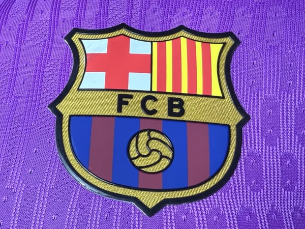 2025-26 Barcelona Training Jersey Purple – Sublimated Soccer Jersey for Fans