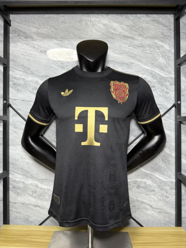 Bayern Munich Black 2025-26: Premium 5-a-side Football Jersey