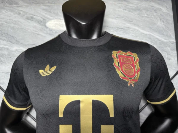 Bayern Munich Black 2025-26: Premium 5-a-side Football Jersey