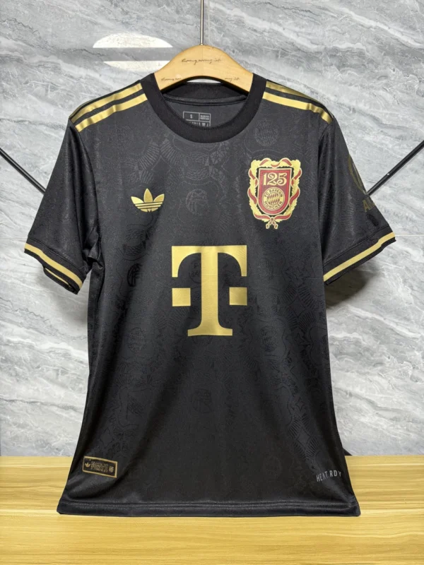 Bayern Munich Black 2025-26: Premium 5-a-side Football Jersey