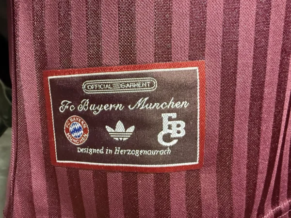 Bayern Munich 2025-26 Red Trefoil Retro Matchday Fan Jersey