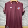 Bayern Munich 2025-26 Red Trefoil Retro Matchday Fan Jersey