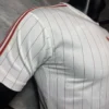 2025/26 Bayern Munich White Retro Edition Heat Pressed Jersey