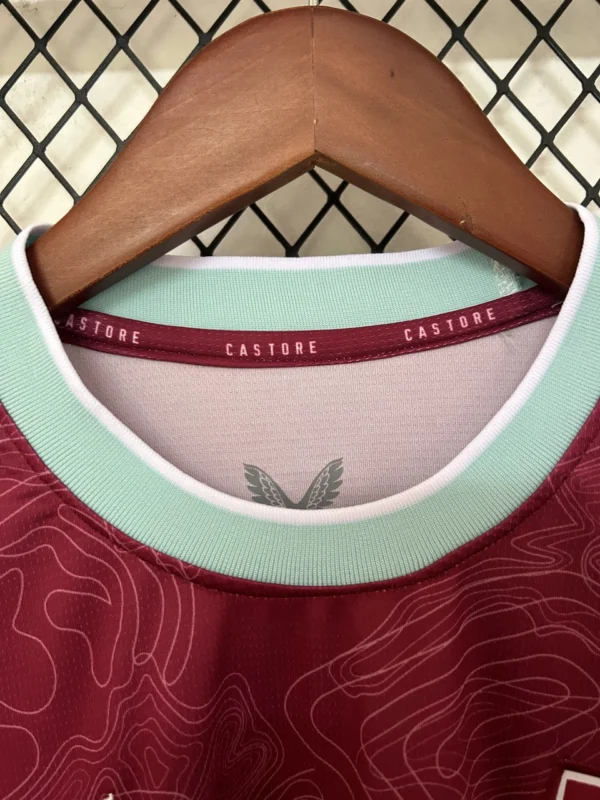 Burnley 2025-26 Home Jersey – Fan-Grade Matchday Jersey – Factory Direct Soccer Jerseys