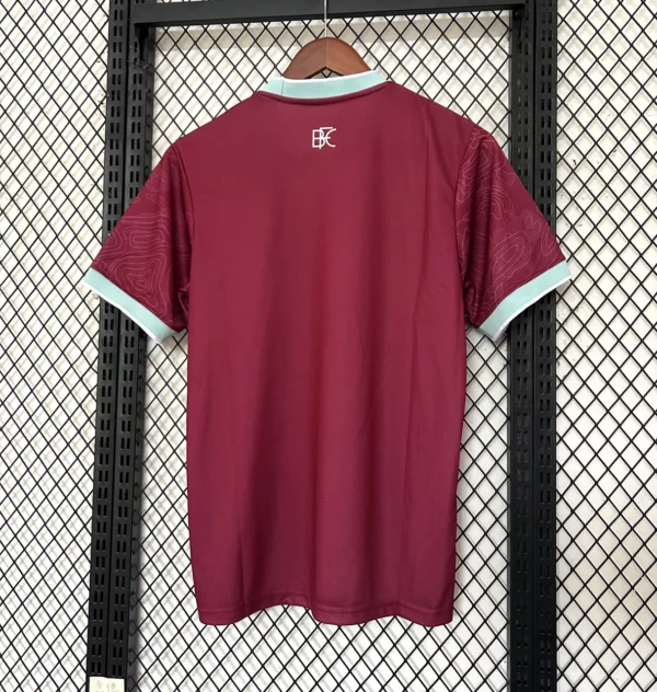 Burnley 2025-26 Home Jersey – Fan-Grade Matchday Jersey – Factory Direct Soccer Jerseys