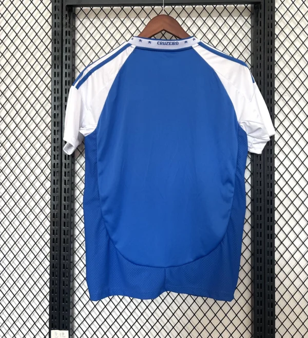 2025/26 Cruzeiro Home Sublimated Soccer Jersey Matchday Fan Kit