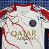 2025-26 PSG Training Red 180gsm Football Jersey Fan Grade