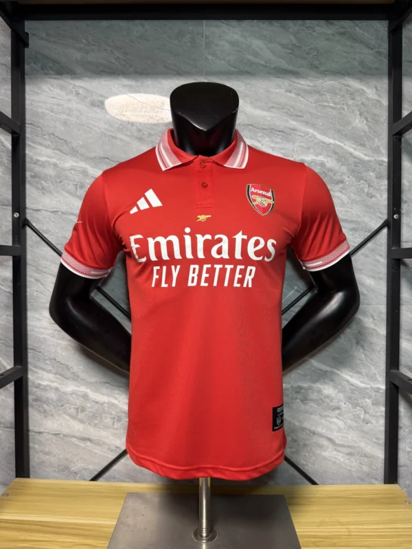 Red 2026-27 Arsenal Training Jersey Replica | Player Version Match Jersey