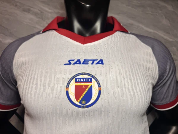 2026 World Cup Haiti Away White Jersey – 5-a-side Football Jersey for Fans