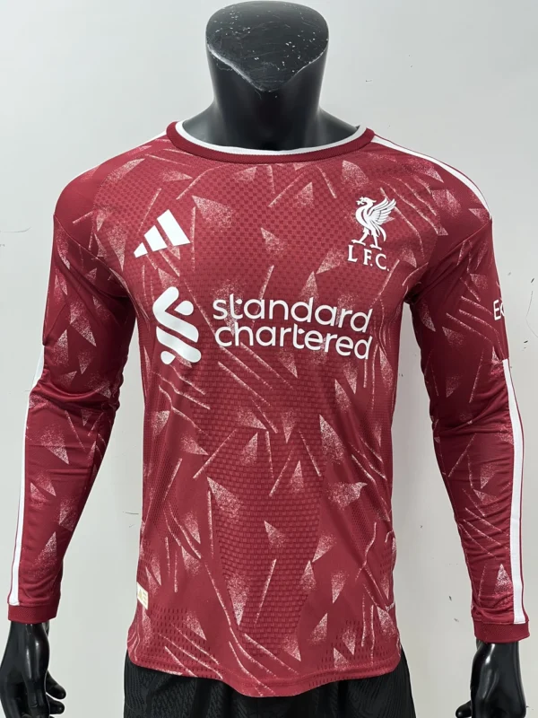 Liverpool 2026-27 Long Sleeve Polyester Moisture-Wicking Jersey | Matchday Fan Jersey