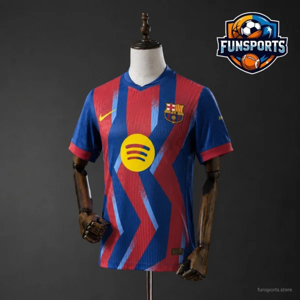 2025-26 Barcelona Fourth Sublimated Soccer Jersey