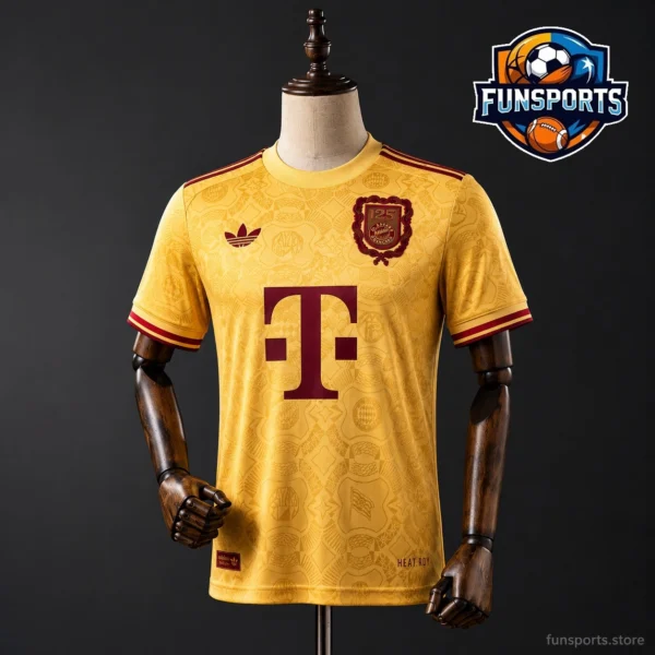 Bayern Munich 2025/26 Gold Fan Version Football Shirt