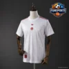 2025/26 Bayern Munich White Retro Edition Heat Pressed Jersey