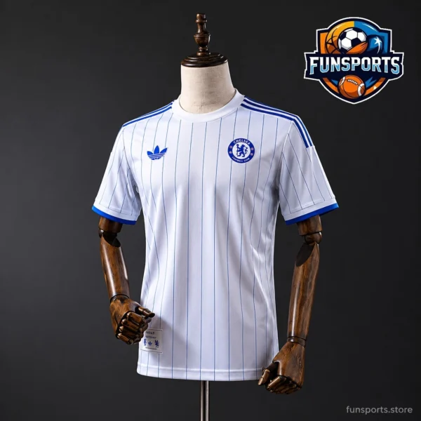 2025-26 Chelsea White Retro Edition Thai Quality Football Kit