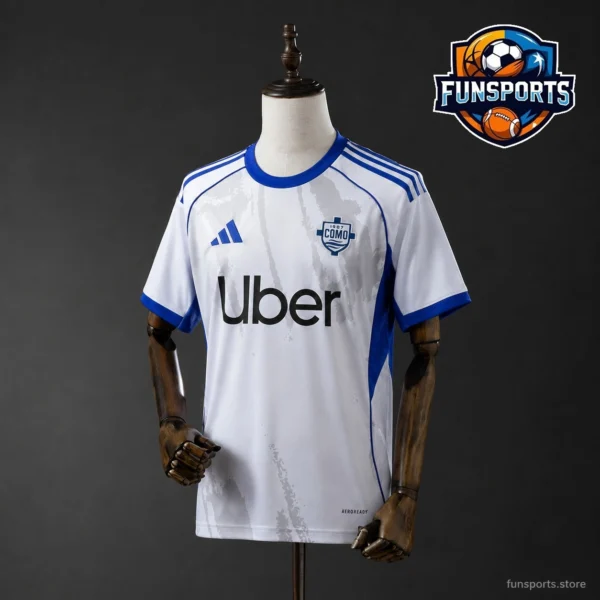 2025-26 Como Away 180gsm Football Jersey – Premium Fan Edition