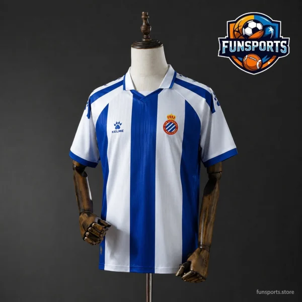 2025-26 Espanyol Home Jersey – Fan Grade 5-a-Side Football Jersey