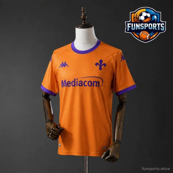 2025-26 Fiorentina Fourth Orange Player Version Match Jersey
