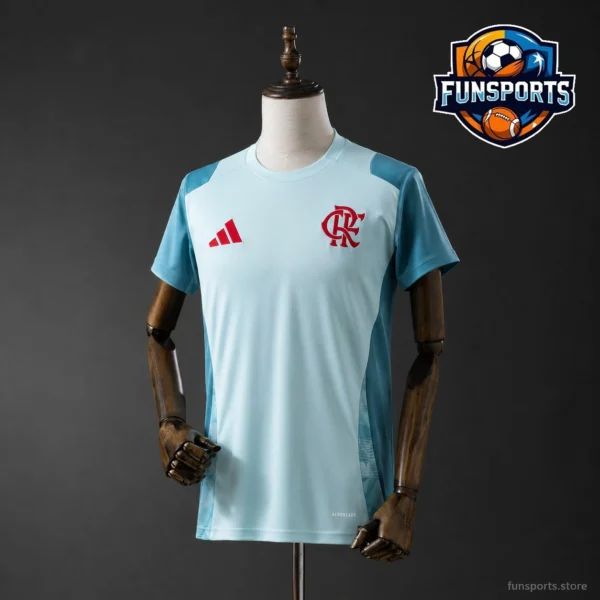 2025-26 Flamengo Training Blue Jersey – Thai Quality Football Kit