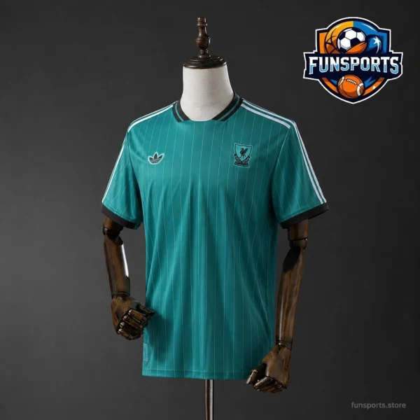2025-26 Liverpool Green Retro Edition Fan Version Football Shirt | 1:1 Replica