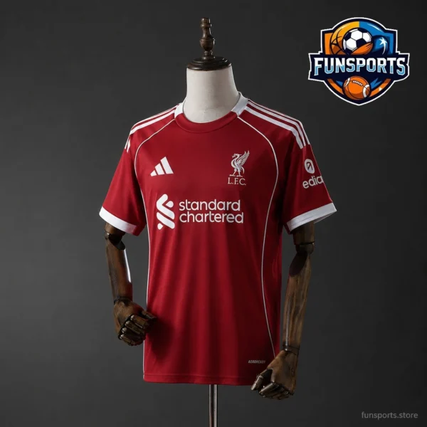 2025-26 Liverpool Home AAA Grade Replica Jersey 180gsm Football Jersey