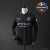 2025-26 Manchester City Away Shirt: AAA Grade Replica Jersey with Heat Pressed Details