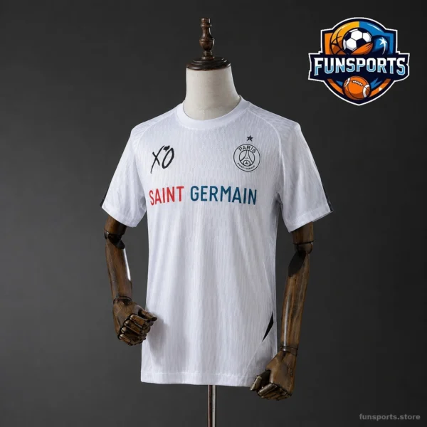 2025-26 PSG White Exclusive Sponsor Edition Training Jersey Replica