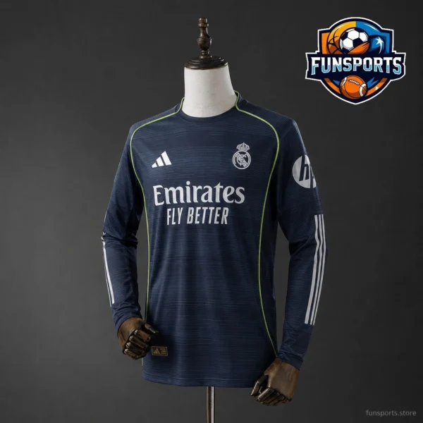 2025-26 Real Madrid Away Jersey Premium Fan Kit