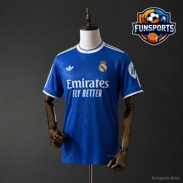 Long Sleeve Real Madrid 2025-26 Jersey – Factory Direct Soccer Jerseys