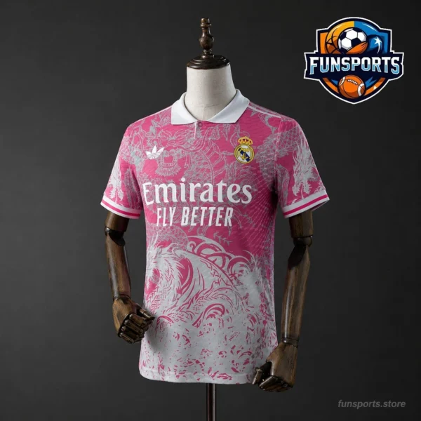 Why This Pink Real Madrid 2025-26 Player Version Match Jersey Stands Out