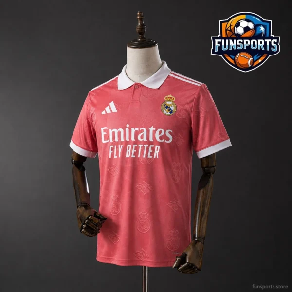 Real Madrid Red 2025-26 1:1 Replica Football Kit