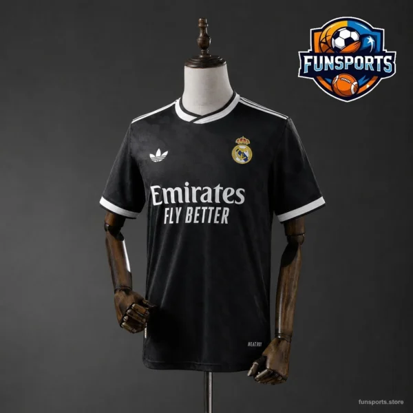 Real Madrid Third Black 2025/26 – The Shadow Elite Fan Jersey