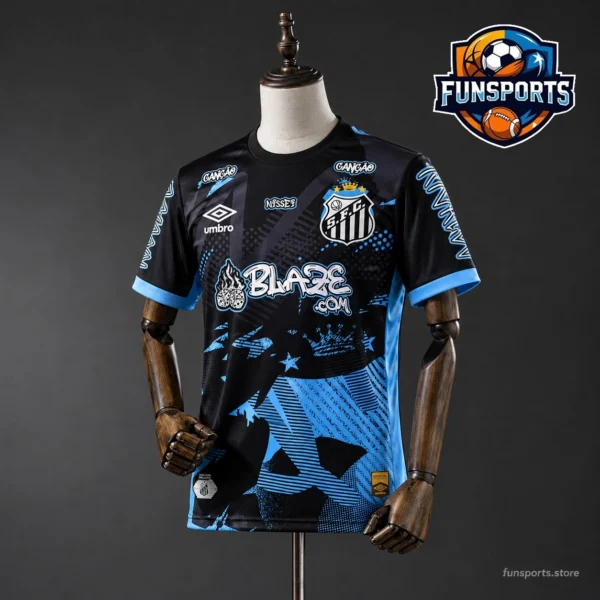 Santos 2025-26 Player Version Match Jersey 1:1 Replica