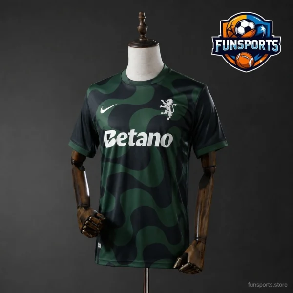 Sporting Lisboa 2025-26 Black Kit – Thai Quality Football Kit for Fans