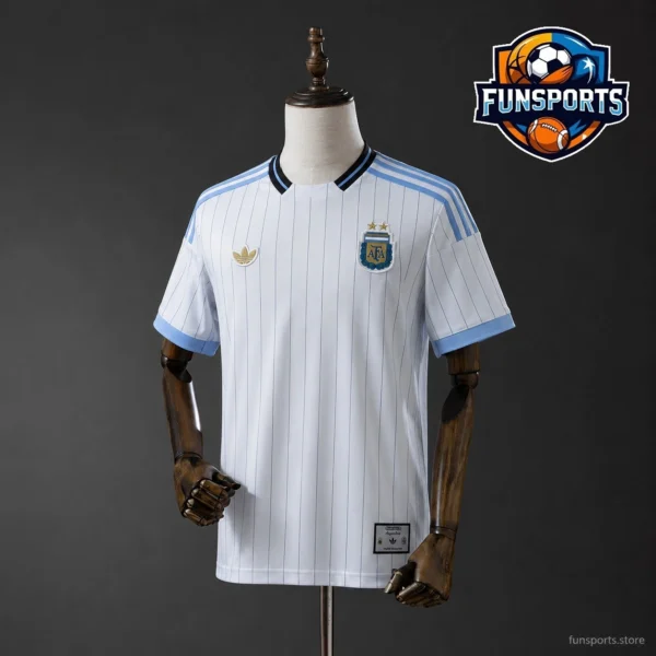2026 World Cup Argentina White Retro Player Version Match Jersey