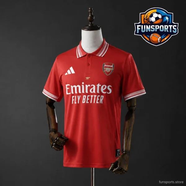 Red 2026-27 Arsenal Training Jersey Replica | Player Version Match Jersey