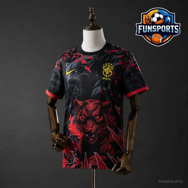 2026 World Cup Brazil Red Special Edition Sublimated Soccer Jersey