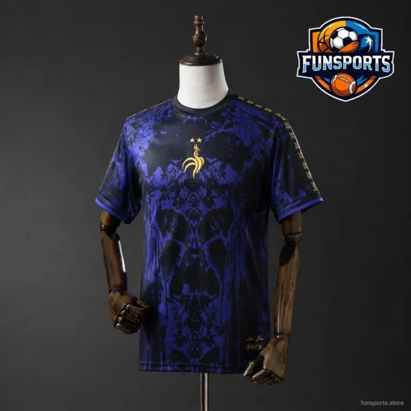 2026 World Cup France Purple Jersey - 180gsm Football Jersey