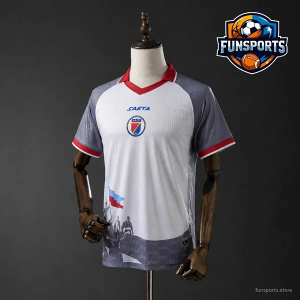 2026 World Cup Haiti Away White Jersey – 5-a-side Football Jersey for Fans