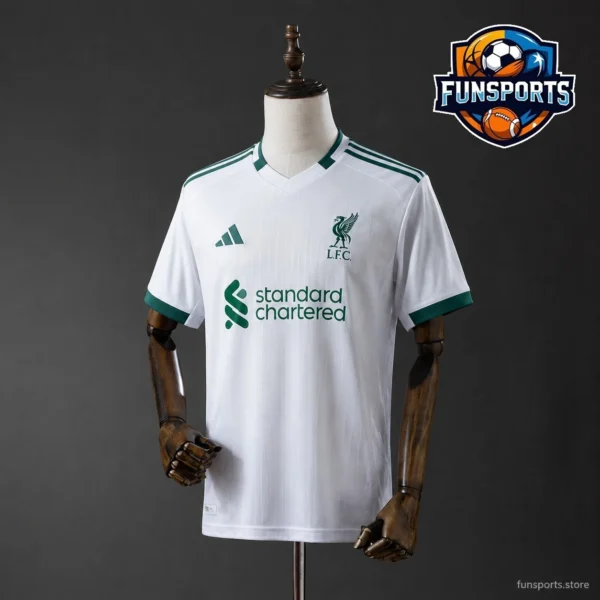 White Liverpool Training Jersey 2026-27 Replica – Premium Fan Fit