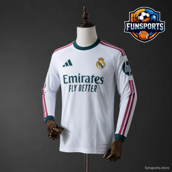 Real Madrid 2026-27 Long Sleeve Matchday Fan Jersey